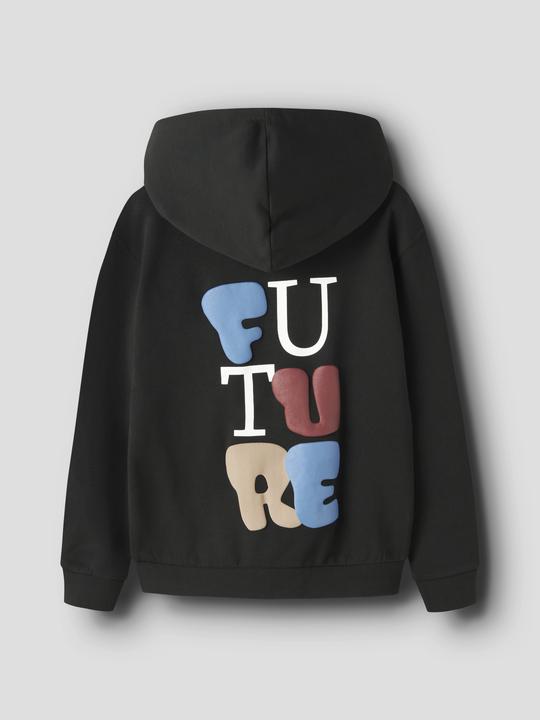 Produktbild Name it Kapuzen-Sweatshirt mit Reissverschluss aus Molton (152)