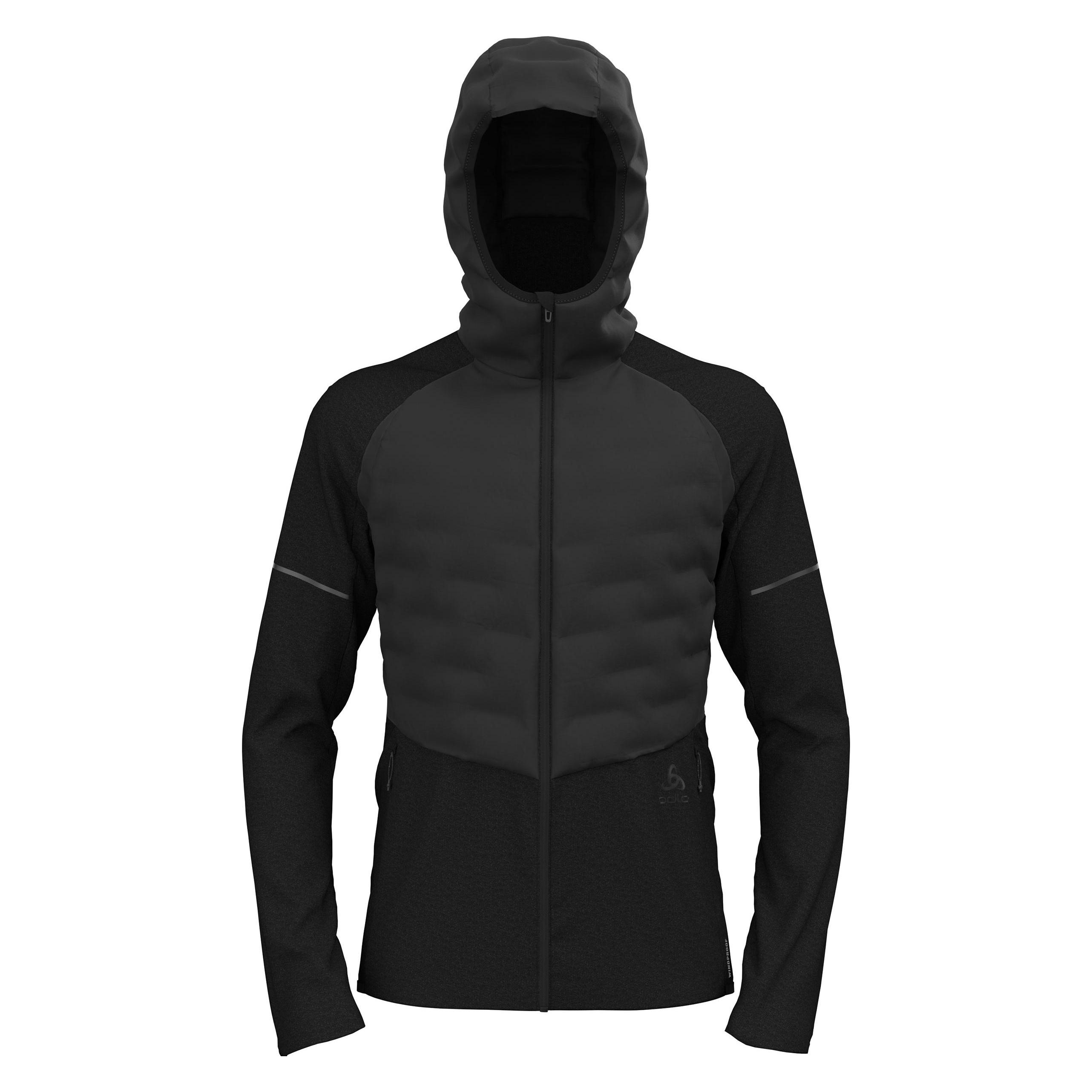 Odlo, Herren, Laufjacke, Zeroweight Insulator (L), Schwarz, L