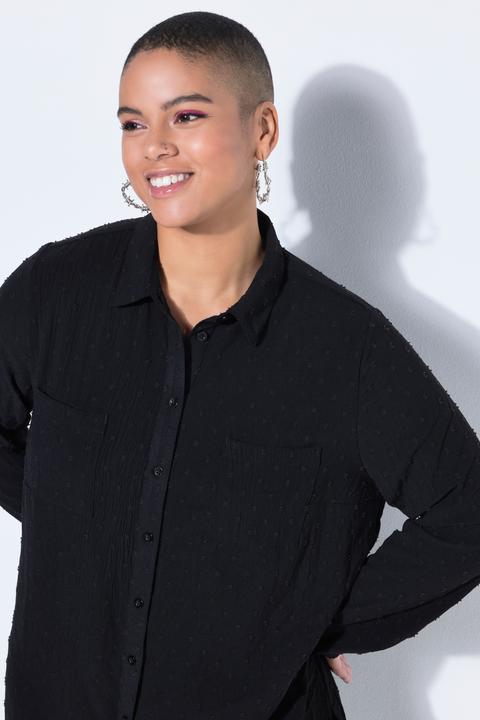 Immagine prodotto Studio Untold Camicia dal taglio dritto con texture a pallini e maniche lunghe (50)