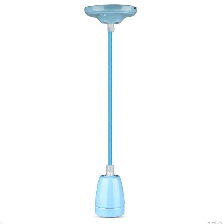 V-TAC VT7998BL Porzellan Lampe Hänge Blau (E27)