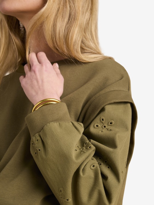 Actual product image Envie de Fraise Umstands-Sweatshirt mit Materialmix (W36/L38)