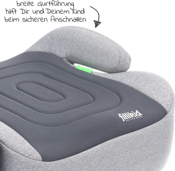 Produktbild Fillikid Sitzerhöhung mit Isofix (Kindersitzerhöhung, ECE R129/i-Size Norm)
