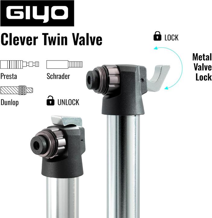 Produktbild Giyo Mini-Fahrradpumpe