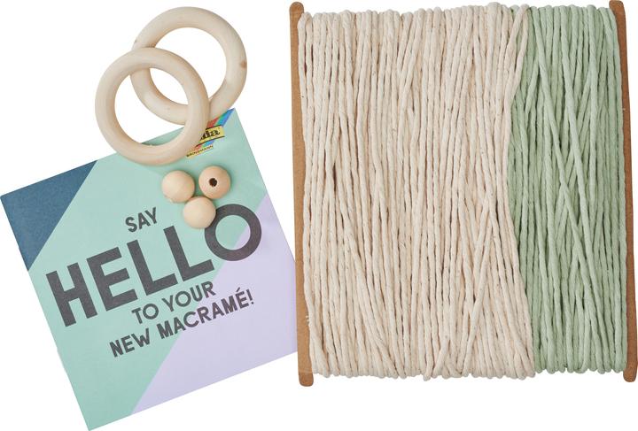 Actual product image Folia Craft set macramé Urban Jungle