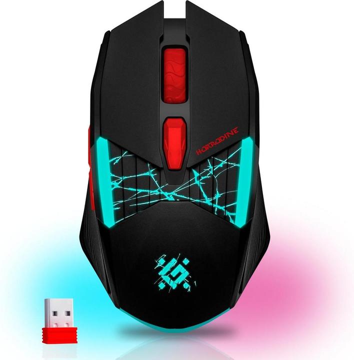 Actual product image Defender MYSZ GM-237 HORRODINE RF 3200dpi 6P CZARNA (Wireless)