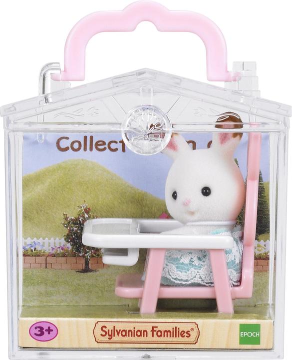 Actual product image Sylvanian Families Rabbit in a baby high chair