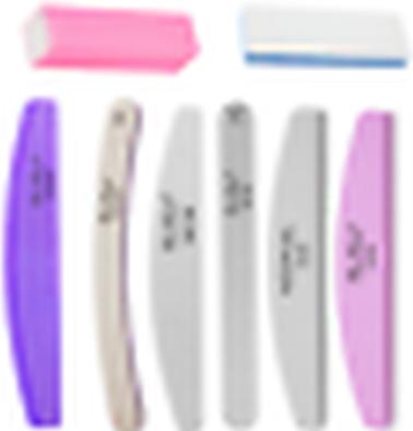 Actual product image Neonail Nail File Buffers Straight Curved Trapeze All Types 100/180 100/150