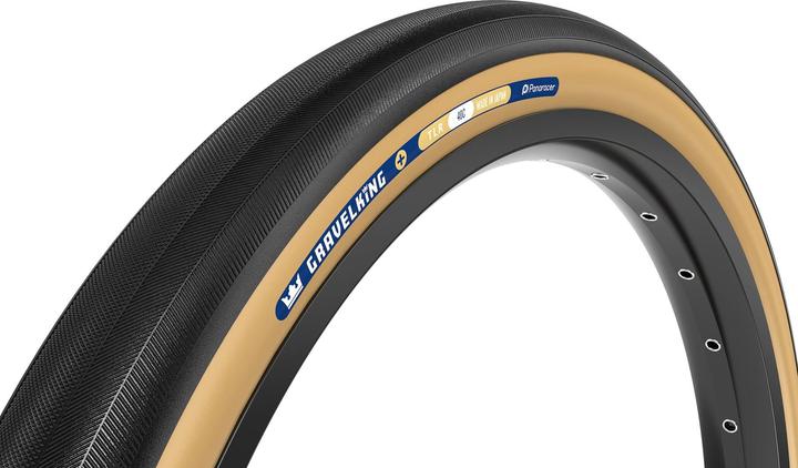 Panaracer GravelKing Slick Plus, black/brown 2024 (40mm) (40-622)