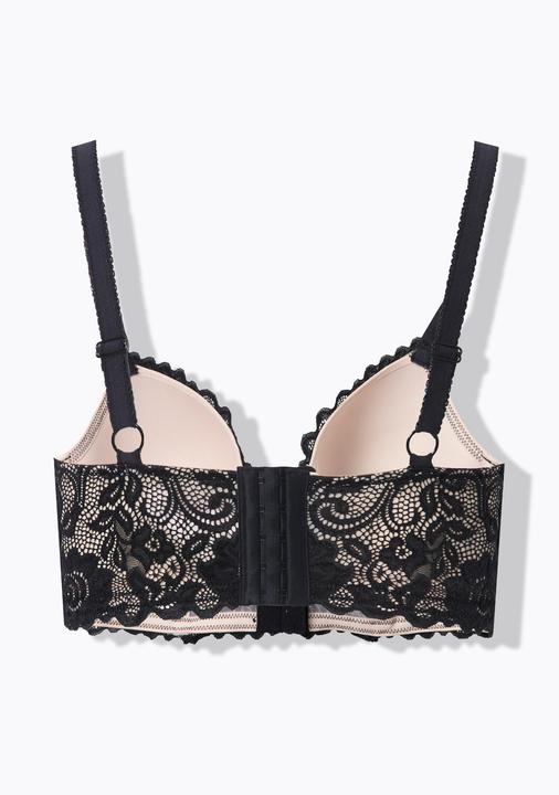 Actual product image TruYou Floral Lace Front Close Underwire Bra (85 E)
