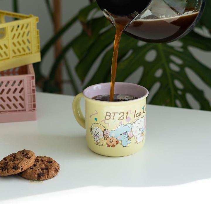 Actual product image BT21 Ice cream premium mug (375 ml)
