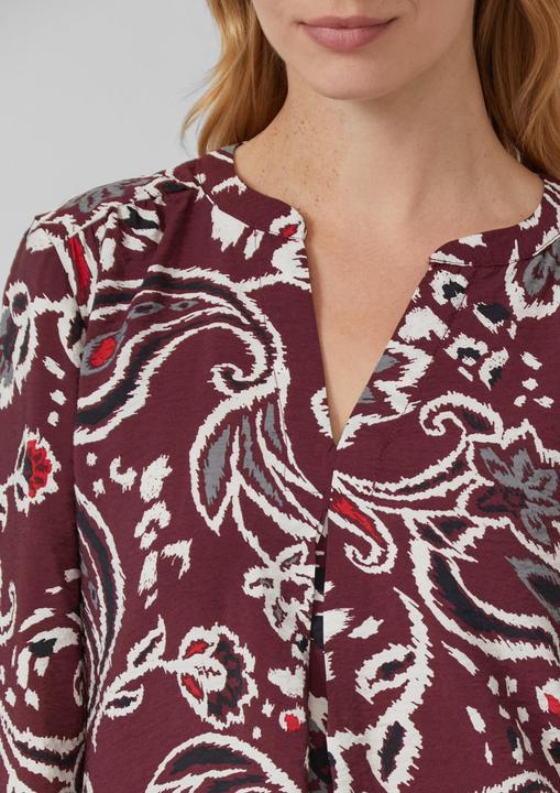 Immagine prodotto s.Oliver Bluse Strukturierte Viskosemix-Bluse mit All-over-Print (40)