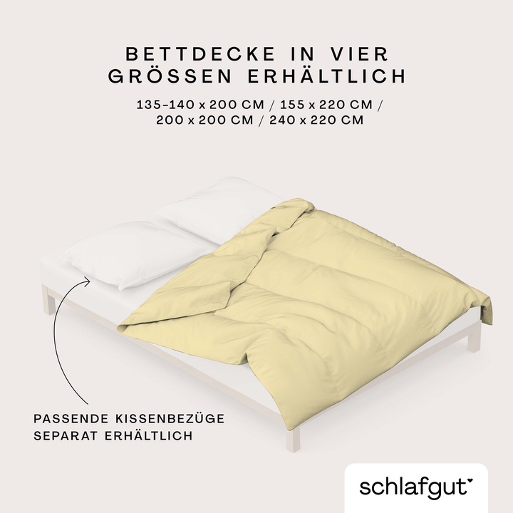 Image du produit schlafgut Knitted Jersey (Housse de couette, 140 x 200 cm)