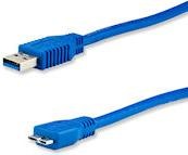 Produktbild E+P USB3.0 Microkabel AB (1.50 m, USB 3.2 Gen 1)
