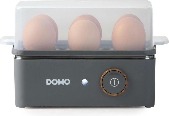 Actual product image Domo DO 9283 EK Eierkocher bis 6 Eier matt grau