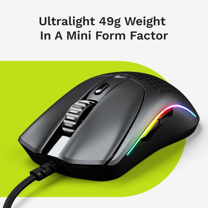 Actual product image Glorious Model O 2 Mini Gaming Mouse, RGB - black (Cable)
