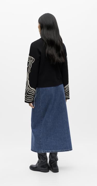 Produktbild Object Bestickter Pullover (M)