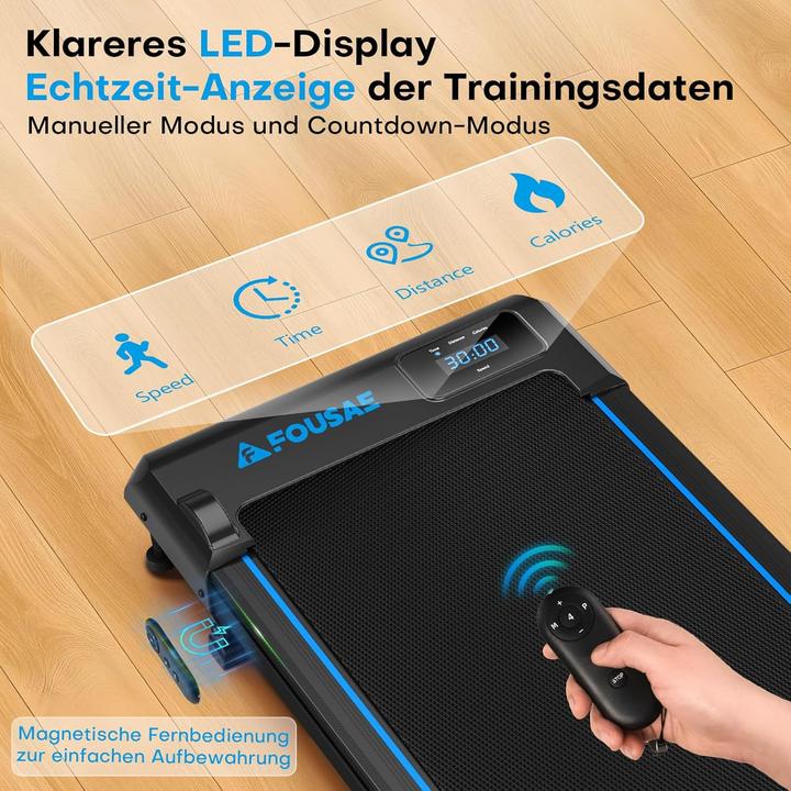 Image du produit Fousae Walking Pad Laufband mit Steigung