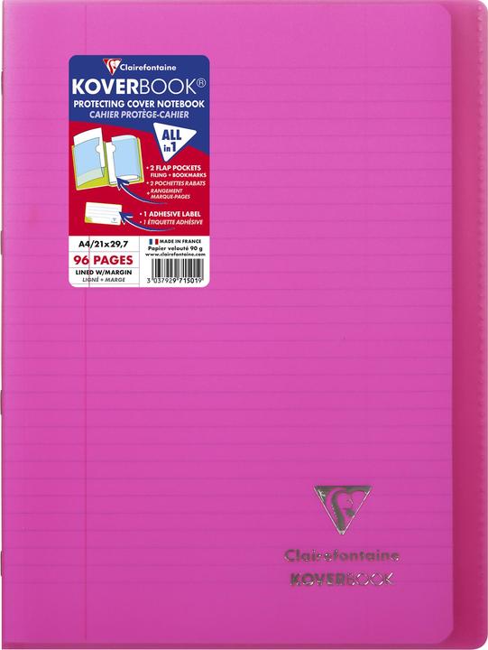 Actual product image Clairefontaine Koverbook (A4, Lined, Soft cover)