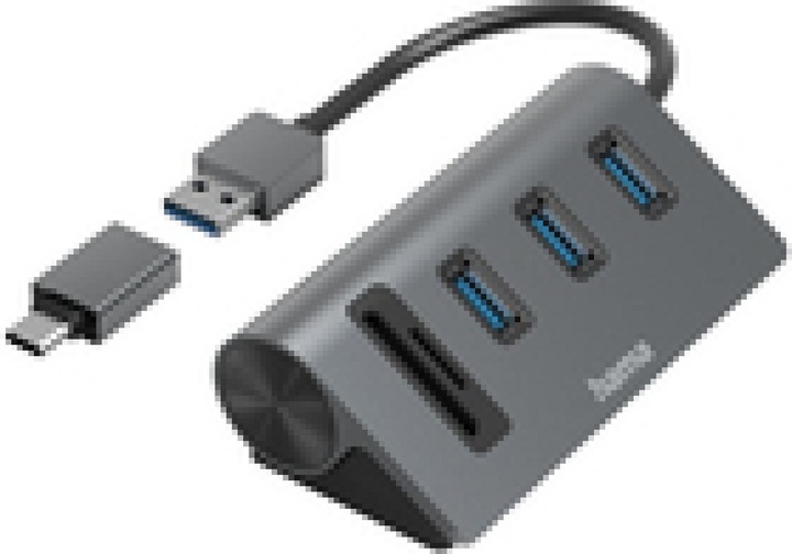 Actual product image Hama USB Hub (USB-C, 5 Ports)