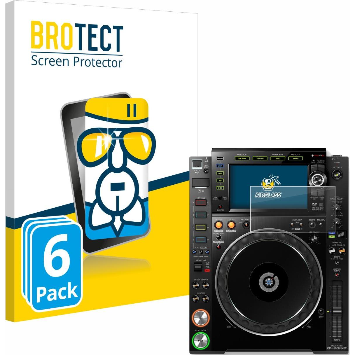 BROTECT Schutzglas Schutzfolie Displayschutz Display Schutz Glas Folie klar, MP3 + Media-Player Zubehör