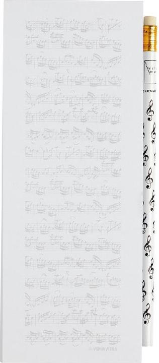 Image du produit Vienna World Bloc-notes Partition midi (7,5 x 20,5 cm)