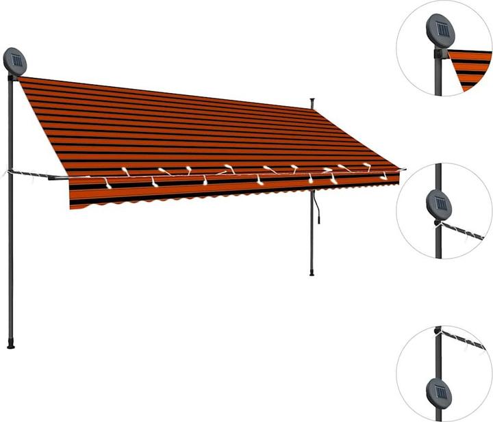 Produktbild vidaXL Einziehbare Markise (3.50 m)