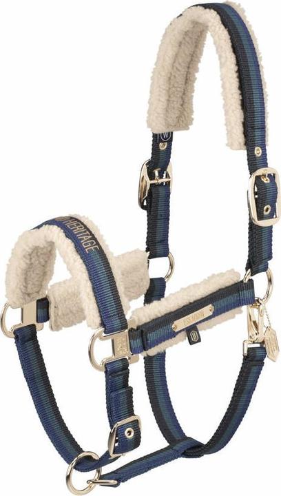 Immagine prodotto Eskadron Double Pin Teddyfleece Headcollar Black/Vintage Green