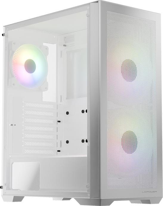 Image du produit LC-Power Bo?tier Micro-ATX 717W white USB3.2/Audio,sans alimentation (ATX, mATX, Mini-ITX)