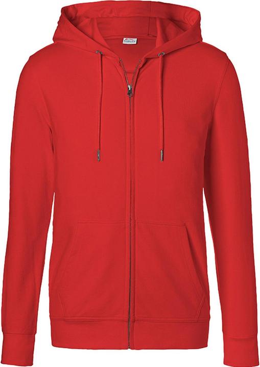 Produktbild Kübler Shirts Kapuzen-Sweatjacke Mittelrot M (M)