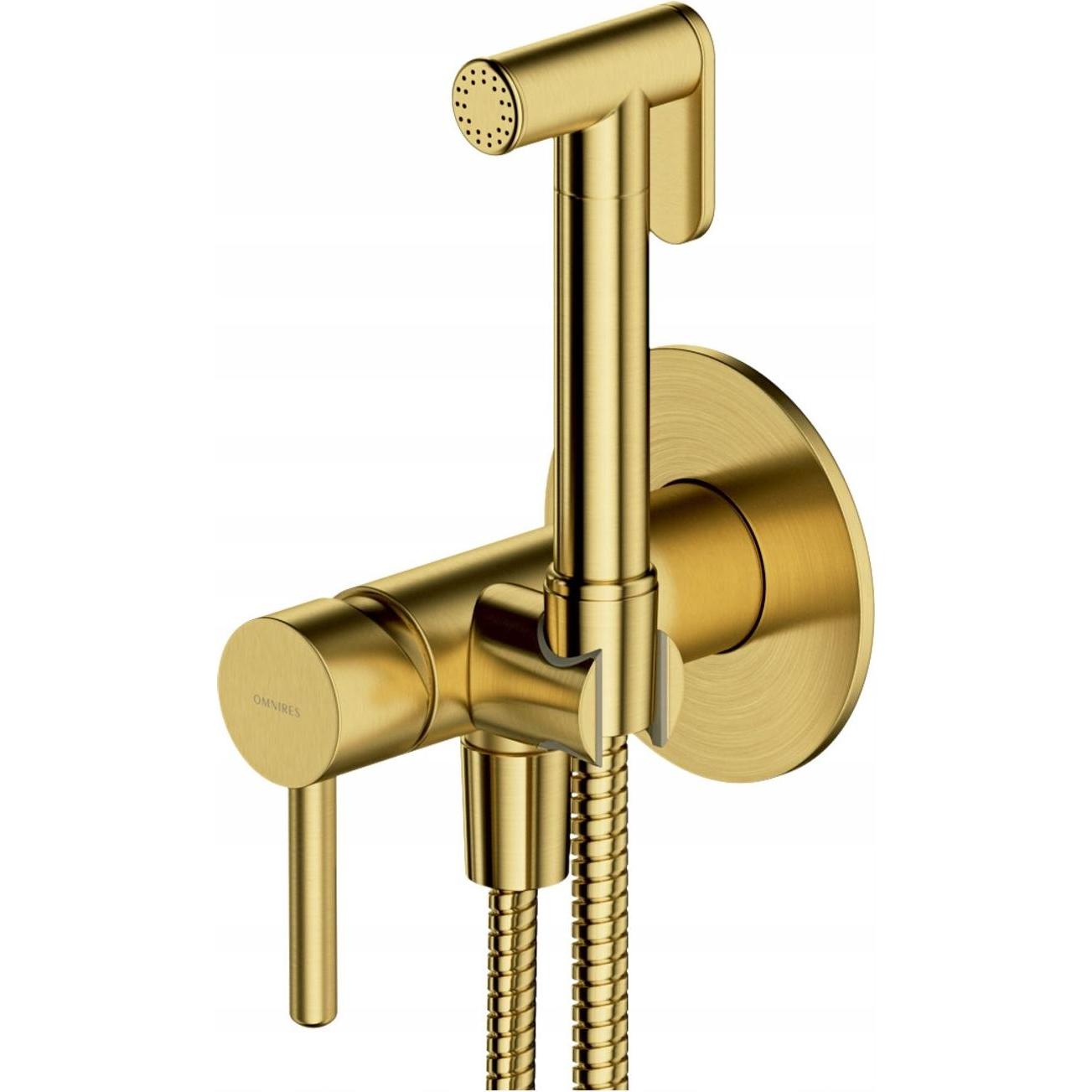 Omnires, Rubinetteria per bagno, Y Unterputz-Bidetarmatur, Messing gebürstet