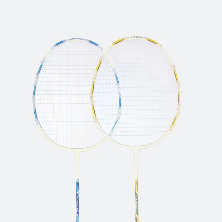 Actual product image Perfly Badminton-Schlägerset Erwachsene leuchtend - BR190 Flex Set Nite blau/gelb
