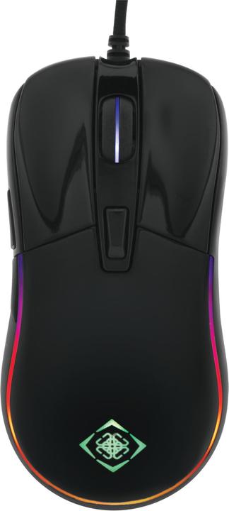 Actual product image Deltaco RGB USB gaming mouse with glossy look (Cable)