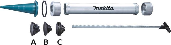Produktbild Makita 196352-6 Beutelhalter 600ml kpl.