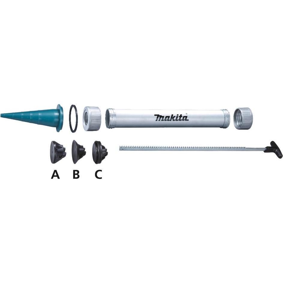 Makita, Kartuschenpistole + Fettpresse, 196352-6 Beutelhalter 600ml kpl.