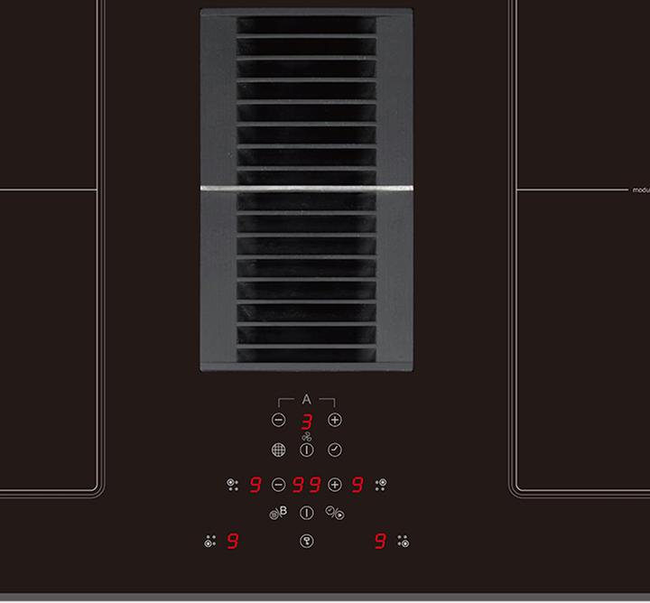 Produktbild Cata AS 750 /A Hob with Hood, 77 cm, 4 cooking zones, 9 power levels+Booster, A, Max extraction 580 (77 cm)