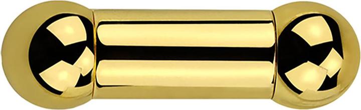 Immagine prodotto Star Piercing Filetto interno del bilanciere placcato oro con due sfere (senza ottone, Acciaio chirurgico 316L)