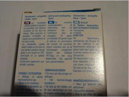 Produktbild Quies Anti-Snoring Nasal Strips S/M - Pack of 24
