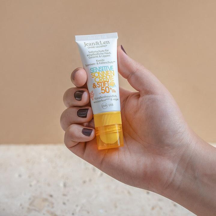 Actual product image Jean & Len Jean&Len Sonnen.Stift LSF50+ 20ml (Suntan cream, SPF 50+, 20 ml, 3 g)