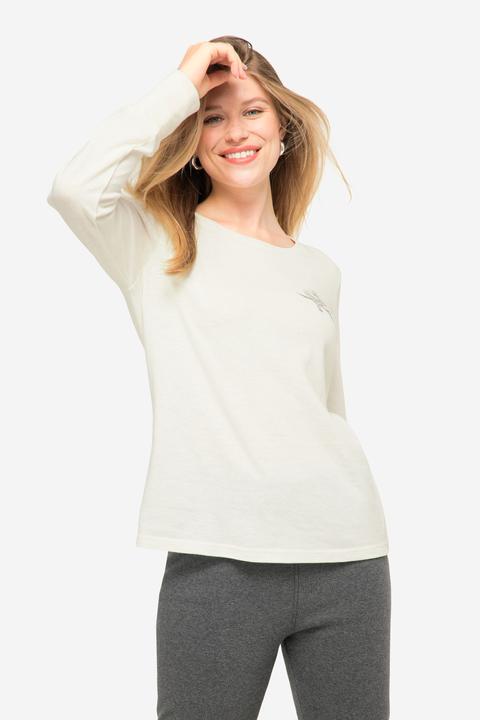 Image du produit Laurasøn T-shirt à col rond et manches longues, OEKO-TEX (S)
