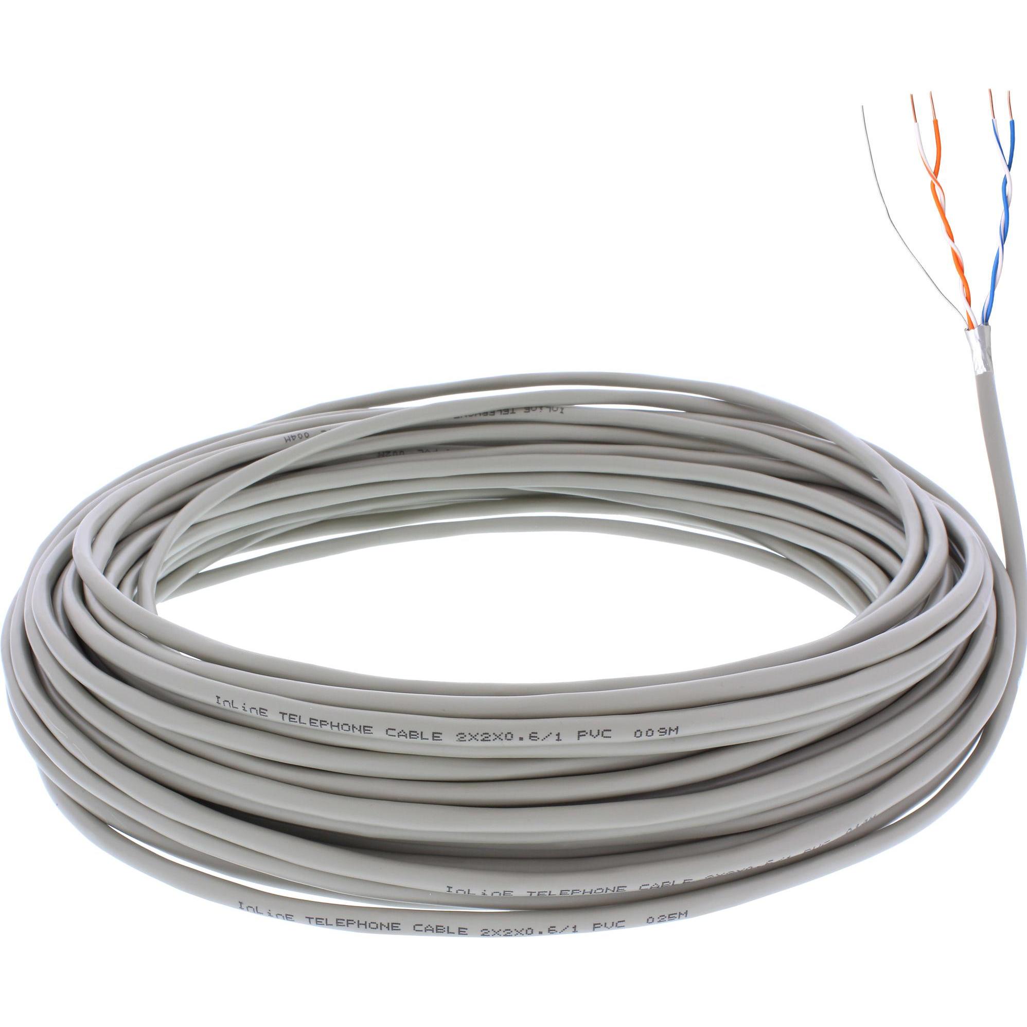 Thumbnail - InLine Telefon-Kabel 4-adrig, Telefon Zubehör