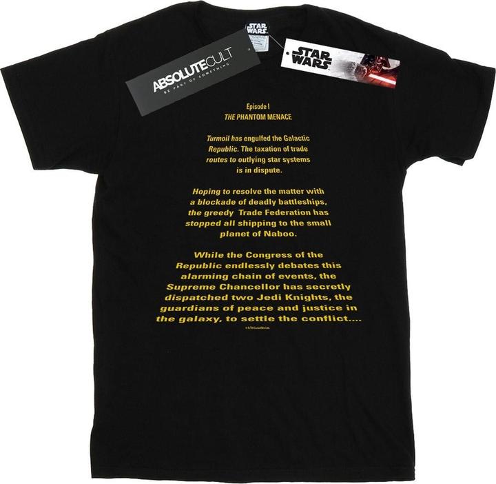Produktbild Star Wars The Phantom Menace Opening Crawl TShirt (XXL)