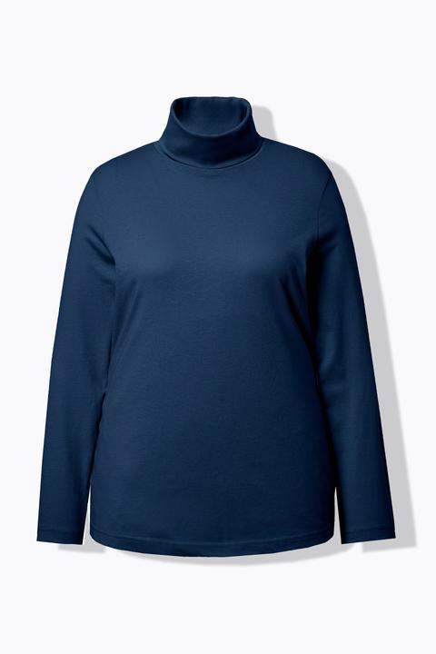 Actual product image Ulla Popken Basic Long Sleeve Slim Fit Turtleneck (62)