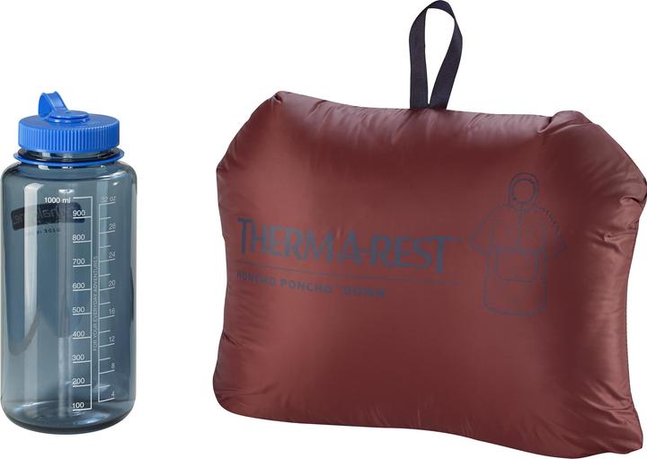 Actual product image Therm-a-Rest Honcho Poncho Down Burgundy (One size)