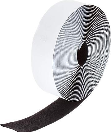 Productafbeelding Delock Klittenbandrol 10m x 50mm Zelfklevend en klittenband Zwart (50 mm)