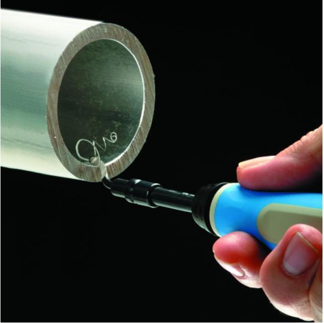Actual product image Noga Universal deburrer, 2-component handle with telescopic shaft and 3 blades (S100, S20, S30) (240 mm)