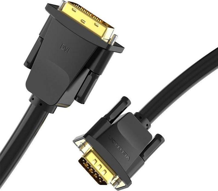 Productafbeelding Vention DVI(24 1) naar VGA Kabel 1,5m EABBG (Zwart) (1.50 m)