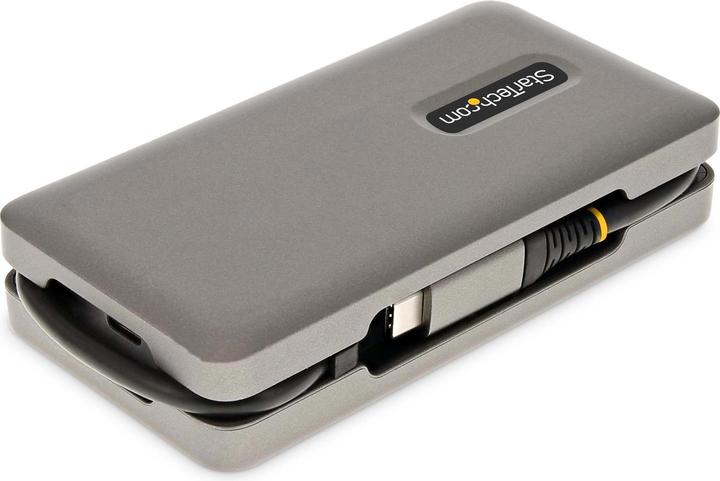 Actual product image StarTech com DKT31CVHPD3, Kabelgebunden, USB 3.2 Gen 2 (3.1 Gen 2) Type-C, 100 W, 2.0b, 10,100,1000 (USB-C, 3 Ports)