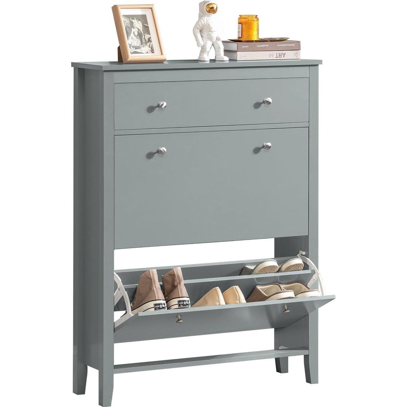 SoBuy, Schuhschrank, Schuhkipper (81 x 108 x 25 cm)