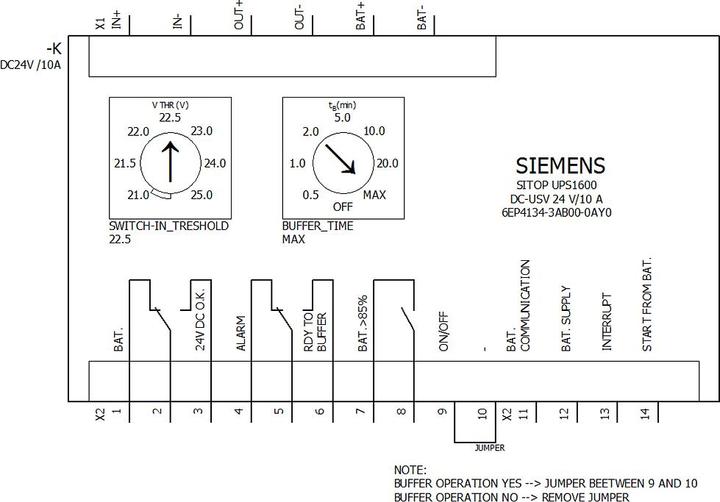 Produktbild Siemens Industrielle USV-Anlage (DIN R (240 VA, 240 W)