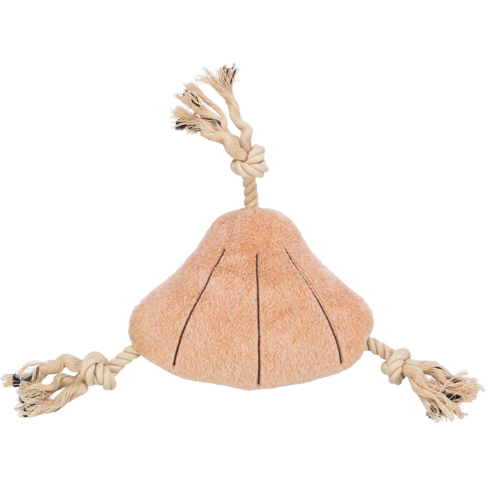 Trixie BE NORDIC shell Stine, plush/rope, 38 cm (Hundespielzeug), Hundespielzeug